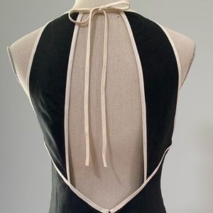 ❤️LAUNDRY BY SHELLI SEGAL Black Open Back Dress – Summer, Evening – EUC - Sz. 8